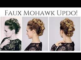 Youtube Tip Nice Updo For Those Who Are Bad At Doing Their Hair Me Mohawk Updo Faux Mohawk Hair Styles