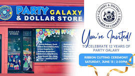 Ribbon Cutting Ceremony: Celebrating 12 Years of Party Galaxy