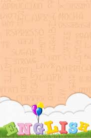 English Class Training Enrollment Poster Background Material Class Poster English Class Blends Activities