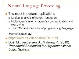That we consciously choose to include in any particular communication. Transparent Intensional Logic Til Ppt Download
