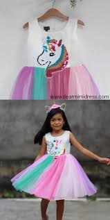 Unicorn Dress Unicorn Dress Girls Unicorn Dress Little Girl Dresses