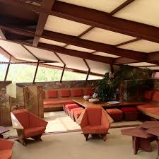 Frank Lloyd Wright Taliesin West Interior Constructed 1937 Scottsdale Az Usa The Butterfly Ch Modern Architecture Frank Lloyd Wright Homes Amazing Spaces