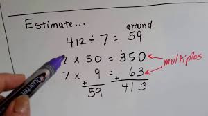 Grade 4 Math 4 1 Estimate Quotients Using Multiples Youtube