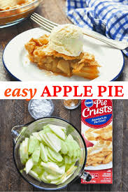 Mom S Easy Apple Pie Recipe Is Truly An Easy Dessert Recipe That Takes Advantage Of A Store Bought Crust Easy Apple Pie Apple Pie Recipe Easy Easy Pie Recipes