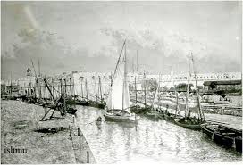 Circa 1890 Le Vieux Canal De La Goulette Et L Arsenal Tunisie Vieux