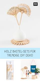 Trendige Diy Holz Deko Mit Bastel Sets Selber Machen Bastelsets Basteln Kreativ