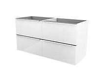 Meuble lave mains à suspendre goodhome imandra bois l.44 x h.55 cm. Meuble Sous Vasque A Suspendre Goodhome Imandra Blanc 120 Cm Castorama