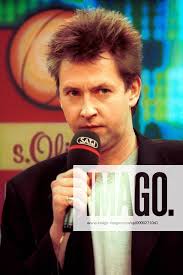 Kommentator Lou Richter (Sat.1) am Mikrofon Basketball 1. BL Herren BBL  Saison 2000 2001, Vneg