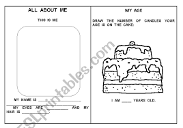 All about me printable book from a to z teacher stuff. All About Me Mini Book Esl Worksheet By Janaina Spolidorio