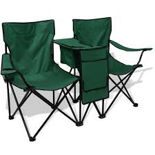 Dobbel Campingstol 155x47x84 Cm Gronn Dette Campingstol Settet Vil Vaere Ideelt For Jakt Camping Fisking Reise Og Andre Utendorsaktivi Camping Stol Stolar Gra