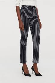 Black And White Striped Jeans Womens Pdp Ankle Length Jeans Stripe Outfits Ripped Denim