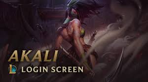 When you boot your computer, there is an initial screen that comes up, in which your folders, documents, and software shortcuts are placed. Akali The Rogue Assassin Login Screen League Of Legends Youtube