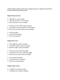 Contoh kalimat simple present tense. Contoh Kalimat Simple Present Tense Docx