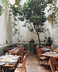 Rosetta Restaurant Interior In Mexico City Interior Design Design Visual Indoor Trees Bohemian Restaurant Restaurant Interior Design
