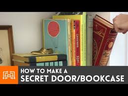 With the right plans, materials, and equipment, you can construct a hidden door to a safe room as shown here. How To Make A Secret Door Bookcase I Like To Make Stuff Youtube