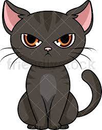 Google plus with over 138,000 views! Angry Cat Cartoon Vector Clipart Friendlystock Angry Cat Art Angry Cat Cat Drawing