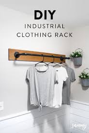But why limit yourself to just one when you can have several? Diy Wall Mounted Clothing Rack Sammy On State