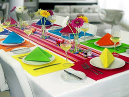 According to etiquette, the napkin is placed to the left of the main dinner plate. Napkin Folding 75 Summer Ideas For Table Decoration Interior Design Ideas Ofdesign