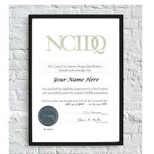 International interior design association — the international interior. Ncidq Replacement Certificate Cidq