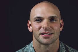 U.S. Air Force Airman 1st Class Adam Schuck, a services