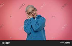 Elderly Granny Gray- Image & Photo (Free Trial) | Bigstock