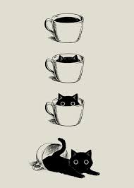 Wallpaper Duvar Kagidi Hayvan Ilustrasyonlari Kedi Sanati Kedi