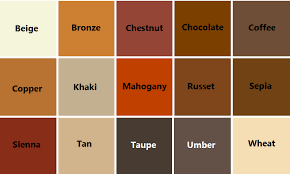 Kali ini saya akan membahasa tentang apa itu warna krem. 43 Macam Macam Warna Coklat Kode Arti Cara Membuat