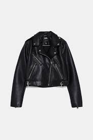 Blusao Com Efeito De Pele Jaquetas Mulher Zara Portugal Faux Leather Jacket Women Leather Jackets Women Faux Leather Jackets