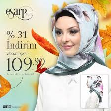 Hijab Esarp Panosundaki Pin