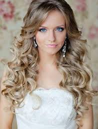 This wedding hairstyle for long hair is called waterfall braid is an interesting version of an ordinary down style. Why Loose Curly Hair Is Perfect For Weddings