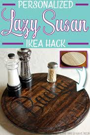 Personalized Lazy Susan Ikea Hack Ikea Hack Lazy Susan Diy Wedding Gifts