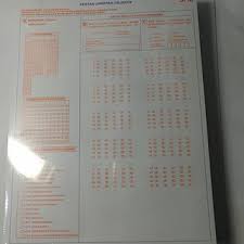Kurang arif tentang subjek lain, namun bagi subjek bahasa melayu, soalan objektifnya berjumlah 20 soalan, lebih sedikit bilangan, berbanding format sebelumnya. Kertas Jawapan Objektif A4 Omr Upsr Shopee Malaysia