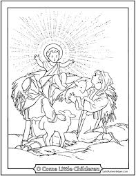 The christmas story advent coloring book. 15 Printable Christmas Coloring Pages Jesus Mary Nativity Scenes