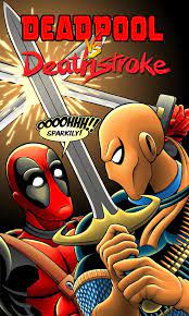 It's the merc with a mouth against the terminator. Deadpool Vs Deathstroke Cover By Mystic Forces On Deviantart Deathstroke Dc Comics Vs Marvel Marvel Deadpool