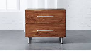 Shop Junction Low Nightstand Two Tone Storage Contrasts Dual Timbers In Striking Low Profil Modern Bedroom Furniture Eclectic Bedroom Wood Bedroom Furniture