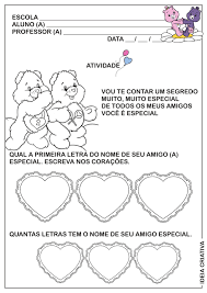 Veja mais ideias sobre educação infantil, educação, infantil. Atividade Dia Dos Amigos