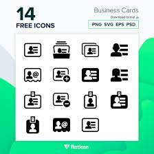 Try arranging your icons inside a circle or square painted in your corporate colors. Business Cards Icon Pack 14 Svg Icons