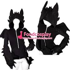 Us 189 9 How To Train Your Dragon Nightfury Toothless Dragon Hoodie Movie Cosplay Costume Tailor Made G1385 On Aliexpress