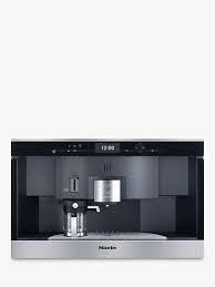 You may need to repeat the descaling process. Miele Cva6431 Pureline Built In Nespresso Coffee Machine Clean Steel At John Lewis Partners