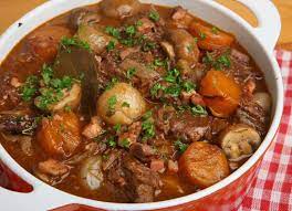 Add onions, potatoes, carrots, garlic, bay leaves, and 3 cups water. Beef Stew In A Dutch Oven Conquer The Crave Plan Z Diet
