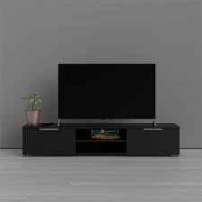 Check spelling or type a new query. Tvilum Match 2 Drawer 2 Shelf Tv Stand Black Matte Walmart Com Walmart Com