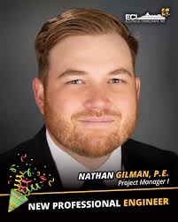 ⚡New Professional Engineer (P.E.) Alert ⚡ We are delighted to announce that Nathan  Gilman has passed his P.E. exam! Congrats Nathan!