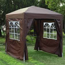 The side panels also join to the metal frame legs and zip together in the corners for a strong secure connection. Garden Gazebo 2 M X 3 M