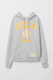 We use newest dtg technology to print on to hoodie. Hoodie Mit Druck Hellgraumeliert Ucla Ladies H M De