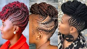After that braided mohawk was introduced to show the even more modern side of this hairstyle. 2021 Most Beautiful Twist Braided Mohawk Cornrow Hairstyles For Black Women Stylish Trend Youtube
