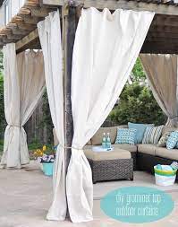 One Day Outdoor Room Makeover Centsational Style Outdoor Curtains Outdoor Rooms Patio Curtains