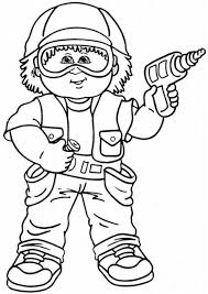 Download or print this amazing coloring page: Cabbage Patch Kids Free Coloring Pages