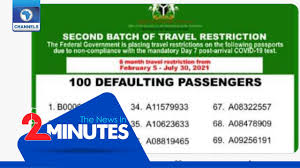 It was first identified in december 2019 in wuhan,. Covid 19 Fg Places Fresh Travel Restrictions On 100 Passengers For Flouting Directives Youtube