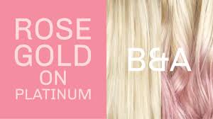 You have two options for getting platinum blonde hair from golden blonde: Overtone Rose Gold On Platinum Blonde Hair Youtube