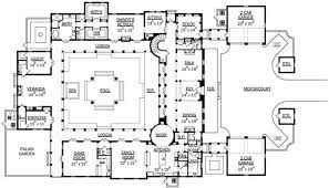 The pool is in the middle of the house!! 5 Bedroom Italianate Mansion With Courtyard Pool Floor Plan Home Stratosphere